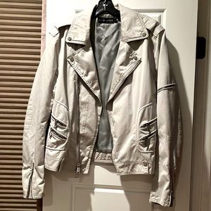 SALE! Auth RALPH LAUREN BLACK LABEL motorcycle jacket, EUC, JUST WOW, size L!